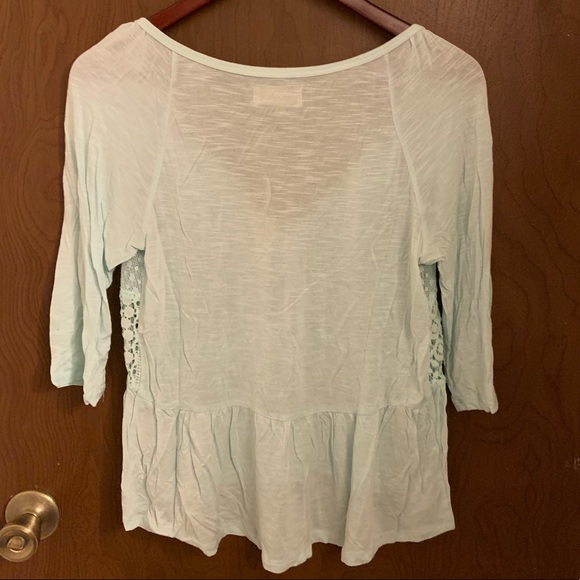 Retro Hollister Co. Light Blue Lace Tunic - Picture 5 of 5